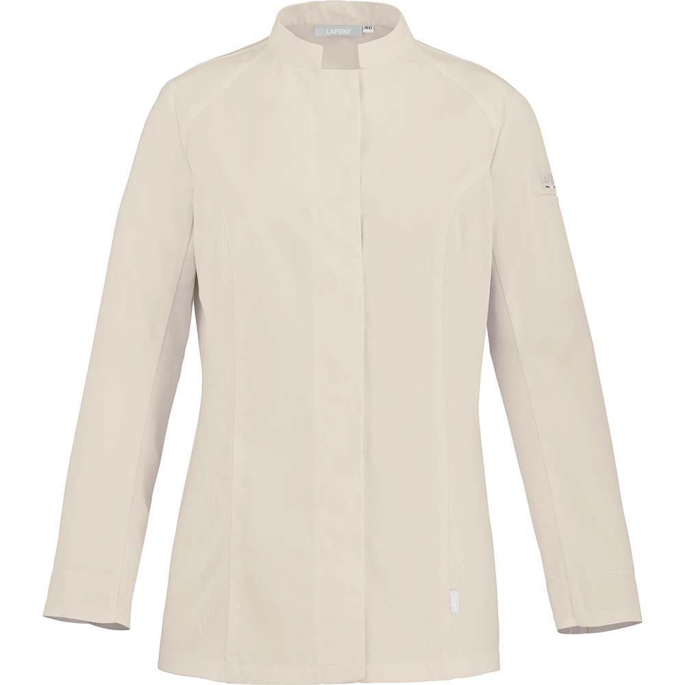 Essentials Damen Kochjacke PEPPER2 Beige Gr. 2XS