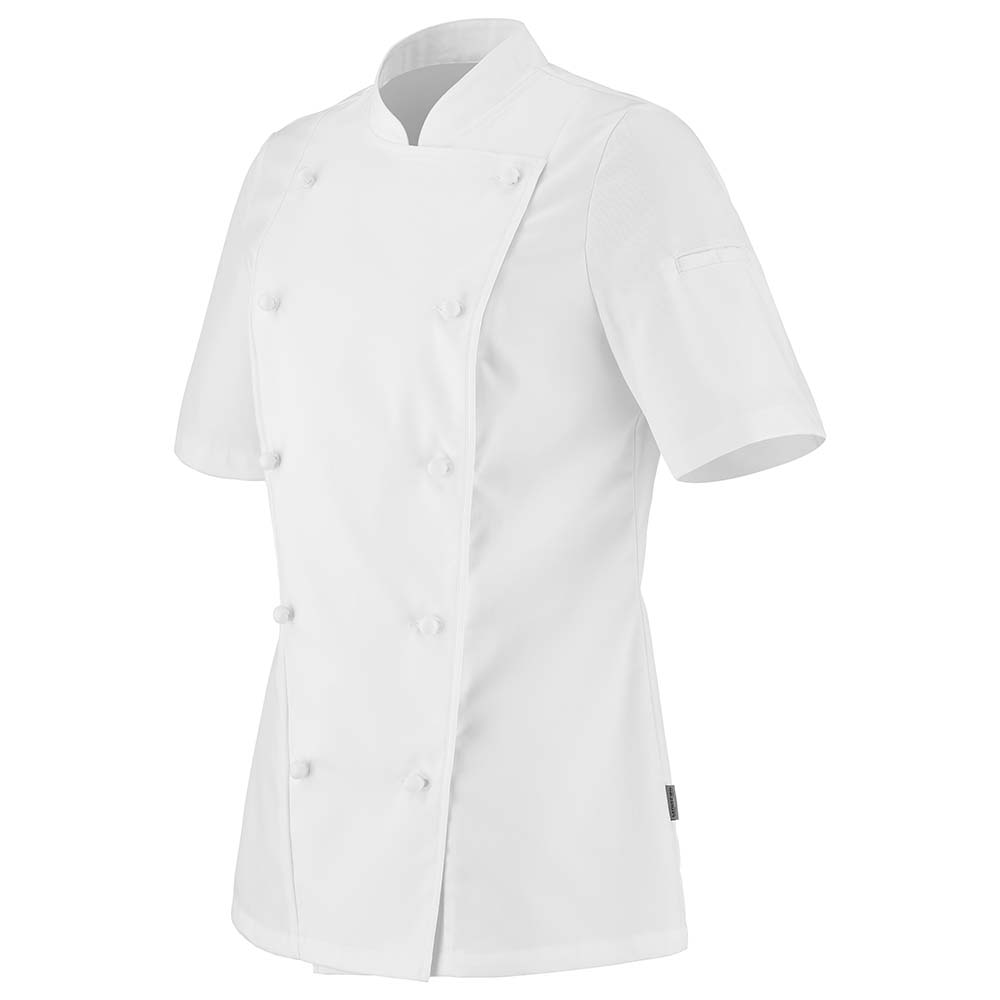 Prestige Damen Kochjacke PLATINE kurzarm