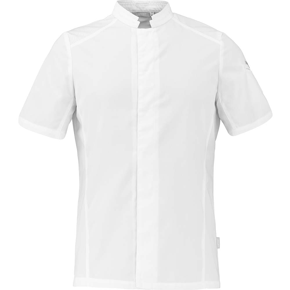 Essentials+ Herren Kochjacke MARJORAM kurzarm Weiß Gr. M