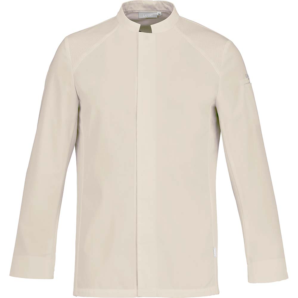 Essentials Herren Kochjacke BASIL2 Beige Gr. 2XL