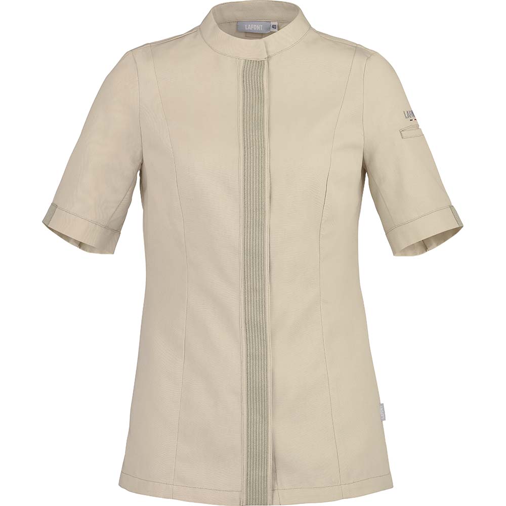 Essentials+ Damen Kochjacke FAVA kurzarm #PI nachhaltig