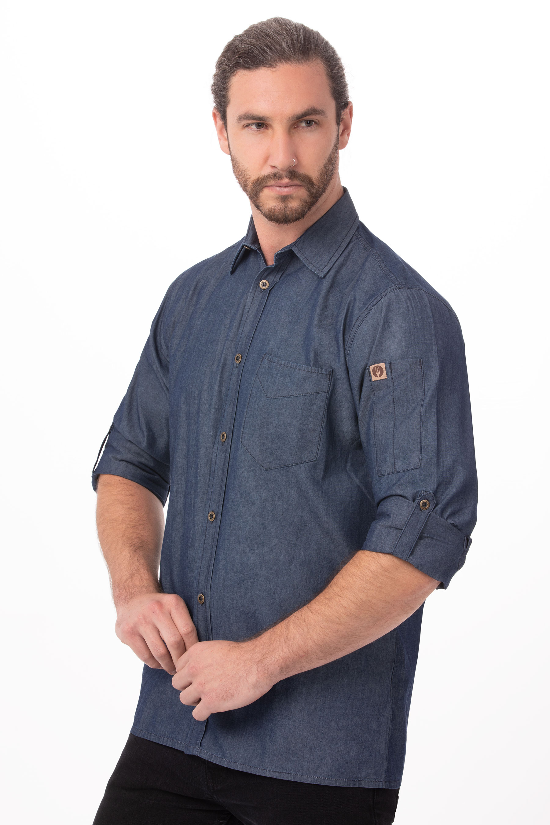 DETROIT Unisex Denimshirt Blue